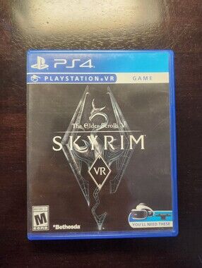 PS4 Skyrim VR Game - Black Cover